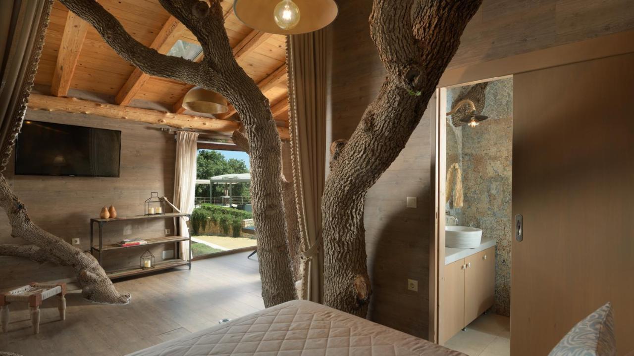 Stolidi Mou Treehouse Atsipopoulo Exterior foto