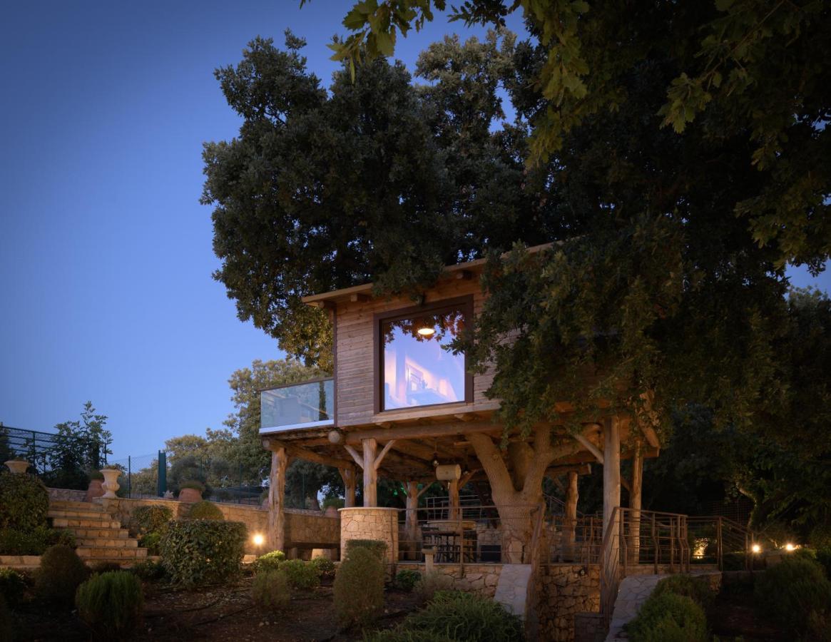 Stolidi Mou Treehouse Atsipopoulo Exterior foto